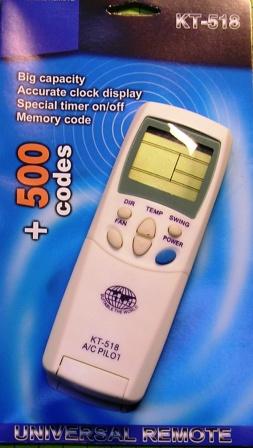 Пульт дистанционного управления универсальный для кондиционеров KT-518